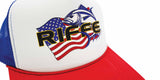 Freedom Fin Hat - Red / White / Blue