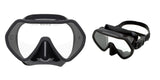 Premium Mask & Snorkel Set - Frameless Black