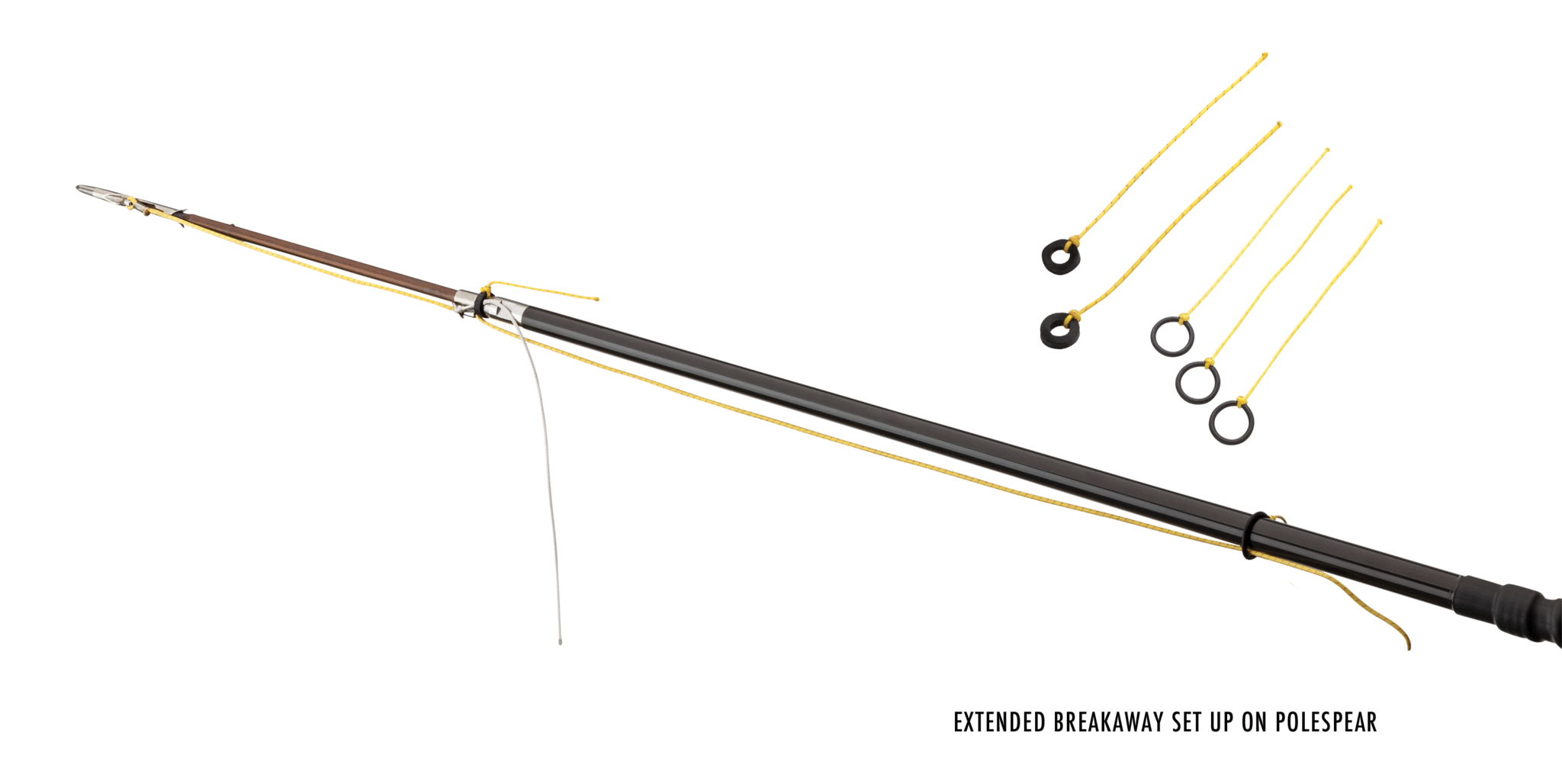 RIFFE Carbon Fiber Pole Spear SUB MINI Slip Tip Assembly