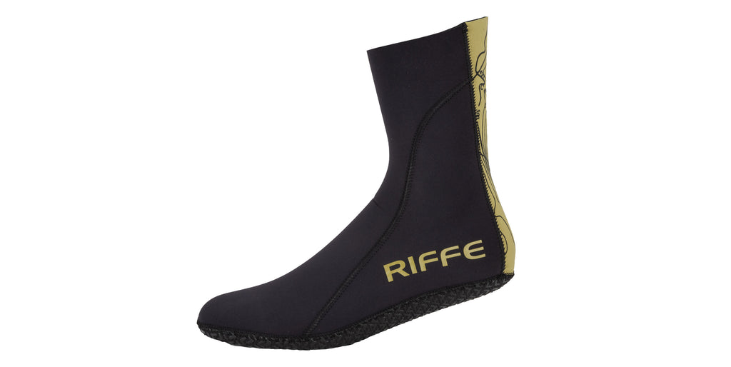 RIFFE 3.5mm Dive Sock Nonskid Fin Bootie spearfishing & Freediving ...