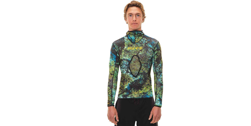 Eco Hooded Long Sleeve Rash Guard with Loading Pad – RIFFE Web Store