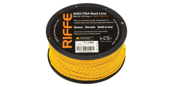 600 lb. Spectra Reel Line - 125 ft. Spool – RIFFE Web Store