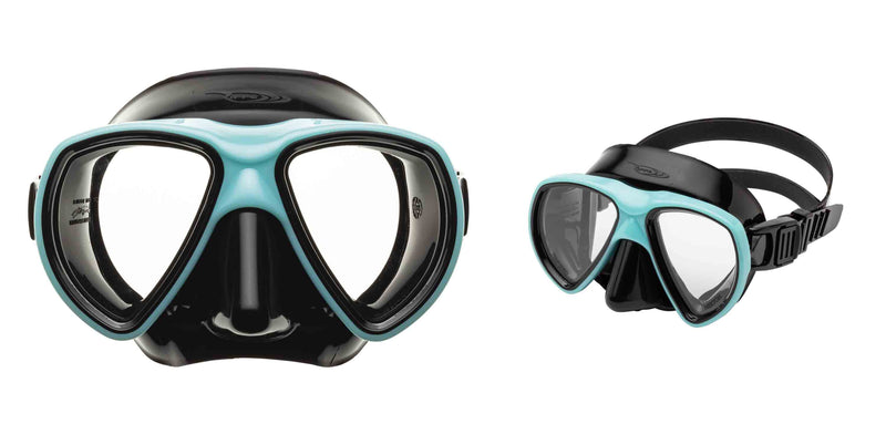Premium Mask & Snorkel Set - Nekton Caribbean Blue