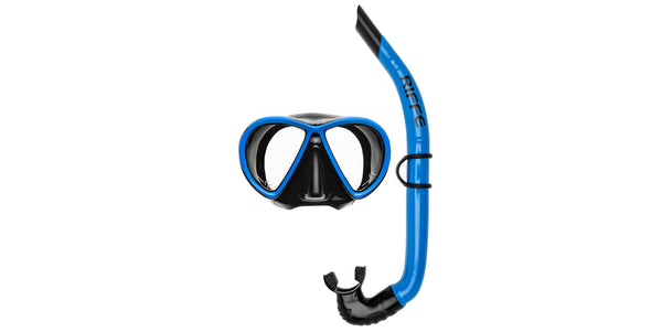 goggles and snorkel Riffe Discovery Mask & Snorkel Kit Tahitian Blue