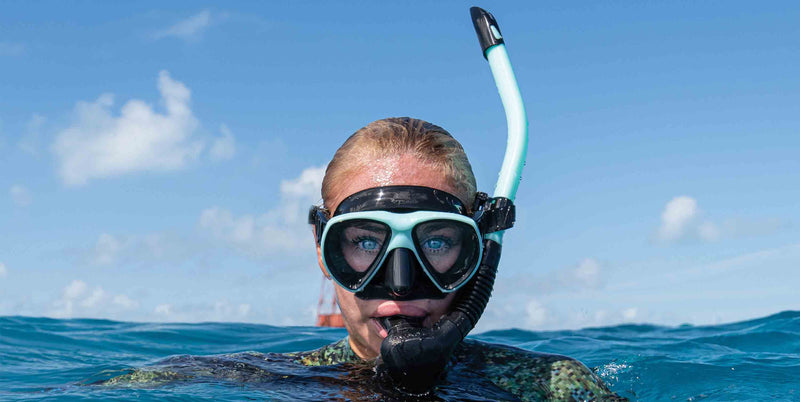 Premium Mask & Snorkel Set - Nekton Caribbean Blue – RIFFE Web Store