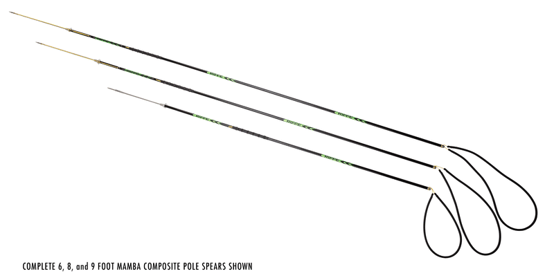 Mamba Composite Pole Spear Kit - 6 Foot / 2 pc.