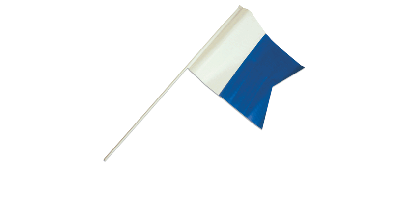 Torpedo Float International Dive Flag with Mast