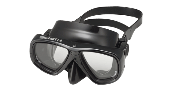 RIFFE Viso Mask clear side view freediving spearfishing