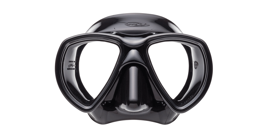 Extremely Low Volume Spearfishing Dive Mask, Black Silicone Skirt Strap,  Tempered Lens Free Dive Mask, Spearfishing Gears For Adults