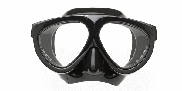 RIFFE Mantis mask clear front view freediving spearfishing